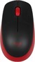 Мышь беспроводная Logitech M190, радио, оптическая, USB, 1000dpi, черный и красный [910-005908] 1929303