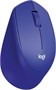 Мышь беспроводная Logitech M330 Silent Plus, радио, оптическая, USB, 1000dpi, синий [910-004910] 407711