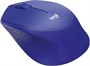 Мышь беспроводная Logitech M330 Silent Plus, радио, оптическая, USB, 1000dpi, синий [910-004910] 407711