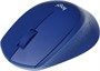 Мышь беспроводная Logitech M330 Silent Plus, радио, оптическая, USB, 1000dpi, синий [910-004925] 1995960