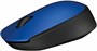 Мышь беспроводная Logitech M171, радио, оптическая, USB, 1000dpi, синий и черный [910-004640] 358198