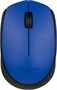 Мышь беспроводная Logitech M171, радио, оптическая, USB, 1000dpi, синий и черный [910-004640] 358198
