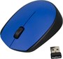 Мышь беспроводная Logitech M171, радио, оптическая, USB, 1000dpi, синий и черный [910-004640] 358198