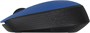 Мышь беспроводная Logitech M171, радио, оптическая, USB, 1000dpi, синий и черный [910-004640] 358198
