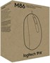 Мышь проводная Logitech M86, оптическая, USB, 8000dpi, черный [910-007661] 2167809