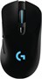 Мышь беспроводная Logitech G703 LightSpeed, игровая, радио, оптическая, USB, 25600dpi, черный [910-005642] 2173077