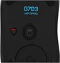 Мышь беспроводная Logitech G703 LightSpeed, игровая, радио, оптическая, USB, 25600dpi, черный [910-005642] 2173077