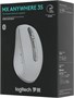 Мышь беспроводная Logitech MX Anywhere 3S, Bluetooth/Радио, оптическая, USB, USB-C, 8000dpi, светло-серый [910-006939] 2068685