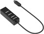 USB-концентратор Buro BU-USBC-HUB-4U20 1235567548