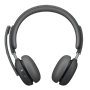 Bluetooth-гарнитура Logitech Zone Wireless 2 UC Graphite (with receiver), цвет черный 2136958799