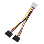 Кабель MOLEX (F)/2SATA (M) 0.2M 00-00027494 GOPOWER 1430011026