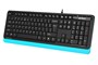 Клавиатура A4tech Fstyler FKS10 BLUE, цвет черный 986142053