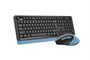 Клавиатура+мышь A4tech Fstyler FG1035 NAVY BLUE, цвет черный 637731163