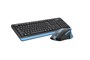 Клавиатура+мышь A4tech Fstyler FG1035 NAVY BLUE, цвет черный 637731163