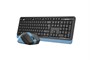 Клавиатура+мышь A4tech Fstyler FG1035 NAVY BLUE, цвет черный 637731163