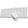Клавиатура+мышь A4tech Клавиатура + мышь Fstyler F1010 F1010 WHITE, цвет белый 374259182
