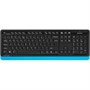 Клавиатура+мышь A4tech Клавиатура + мышь Fstyler FG1010 FG1010 BLUE, цвет черный 1972591984