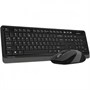 Клавиатура+мышь A4tech Клавиатура + мышь Fstyler FG1010 FG1010 GREY, цвет черный 508032454