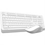 Клавиатура+мышь A4tech Клавиатура + мышь Fstyler FG1010S FG1010S WHITE, цвет белый 30875076