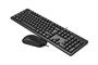 Клавиатура+мышь A4tech Клавиатура + мышь KK-3330S USB (BLACK), цвет черный 1586378899