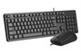 Клавиатура+мышь A4tech Клавиатура + мышь KR-3330S, цвет черный 1434139348