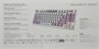 Клавиатура MSI FORGE GK600 TKL WIRELESS VIOLET S11-43RUQ01-HH9, цвет белый 1304806947