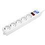 Сетевой фильтр Powercube SPG-B-10-WHITE 3м (5 розеток) 736593832