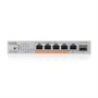 Коммутатор Zyxel XMG-105HP-EU0101F 5x2.5Гбит/с 1SFP+ 4PoE++ 70W неуправляемый 1568054657