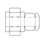 Короб с ушками XS почтовый 947857407