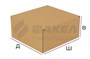 Коробка из картона с ушками 100х100х60 1028161339