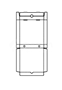 Картонная коробка для пиццы 260х260х45 мм 820906292