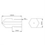 Сопло закаленная сталь Kingroon MK8 Hexagon (0,2 мм) 1624968088