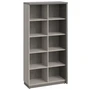 Стеллаж высокий WOOD&STONE СФ-534804, дрифтвуд/бетон чикаго темный, 1035х455х2083 мм 1767910749