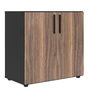 Шкаф низкий VELION VENEER VRLCS 80.1, американский орех/яшма черный, 800х430х781 мм 1350681878