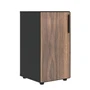 Шкаф низкий VELION VENEER VRLCS 40.1, американский орех/яшма черный, 400х430х781 мм 766935646