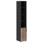 Шкаф высокий VELION VENEER VRHCS 40.5, американский орех/яшма черный, 400х430х2253 мм 1181027267