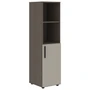Шкаф-стеллаж узкий VELION VMCS 40.5, аметист/дуб сильвер , 400х430х1517 мм 1048780452
