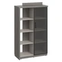 Шкаф-стеллаж высокий WOOD&STONE СФ-534182, дрифтвуд/бетон чикаго темный, 1037х455х1770 мм 61640330