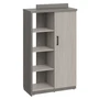 Шкаф высокий WOOD&STONE СФ-534172, дрифтвуд/бетон чикаго темный, 1037х455х1770 мм 2072691642