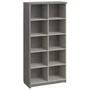 Стеллаж высокий WOOD&STONE СФ-534803, дрифтвуд/бетон чикаго темный, 1035х455х2083 мм 325738385