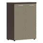 Шкаф средний TORR LUX TLMC 85.1, капучино/венге магия z, 856х450х1203 мм 2065069462