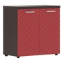 Шкаф низкий TORR LUX TLLC 85.1, красный/венге магия z, 856х450х833 мм 531218113
