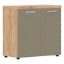 Шкаф низкий TORR LUX TLLC 85.1, капучино/дуб бофорд, 856х450х833 мм 1423665702