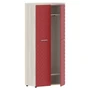 Гардероб TORR LUX TLCW 85, красный/сосна эдмонт z, 856х450х1968 мм 1004563953