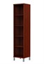 Шкаф высокий с замком BORN B 431.7(RZ) бургунди, 475х450х2054 мм 676937545