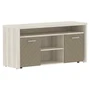 Тумба с фригобаром TORR LUX TLTF-3D, капучино/сосна эдмонт, 1640х550х800 мм 178776894