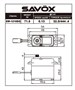Savox SW1210SG-BE 907337415