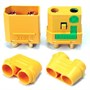 Коннекторы-разъемы без искры Amass XT90-S Anti-Sparking Male and Female Yellow 4.5mm 1637333939