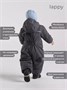 Комбинезон демисезонный Mowbaby Lappy Grey 453579298