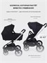 Коляска 2 в 1 Mowbaby Zoom Silver 2025 black 402752596